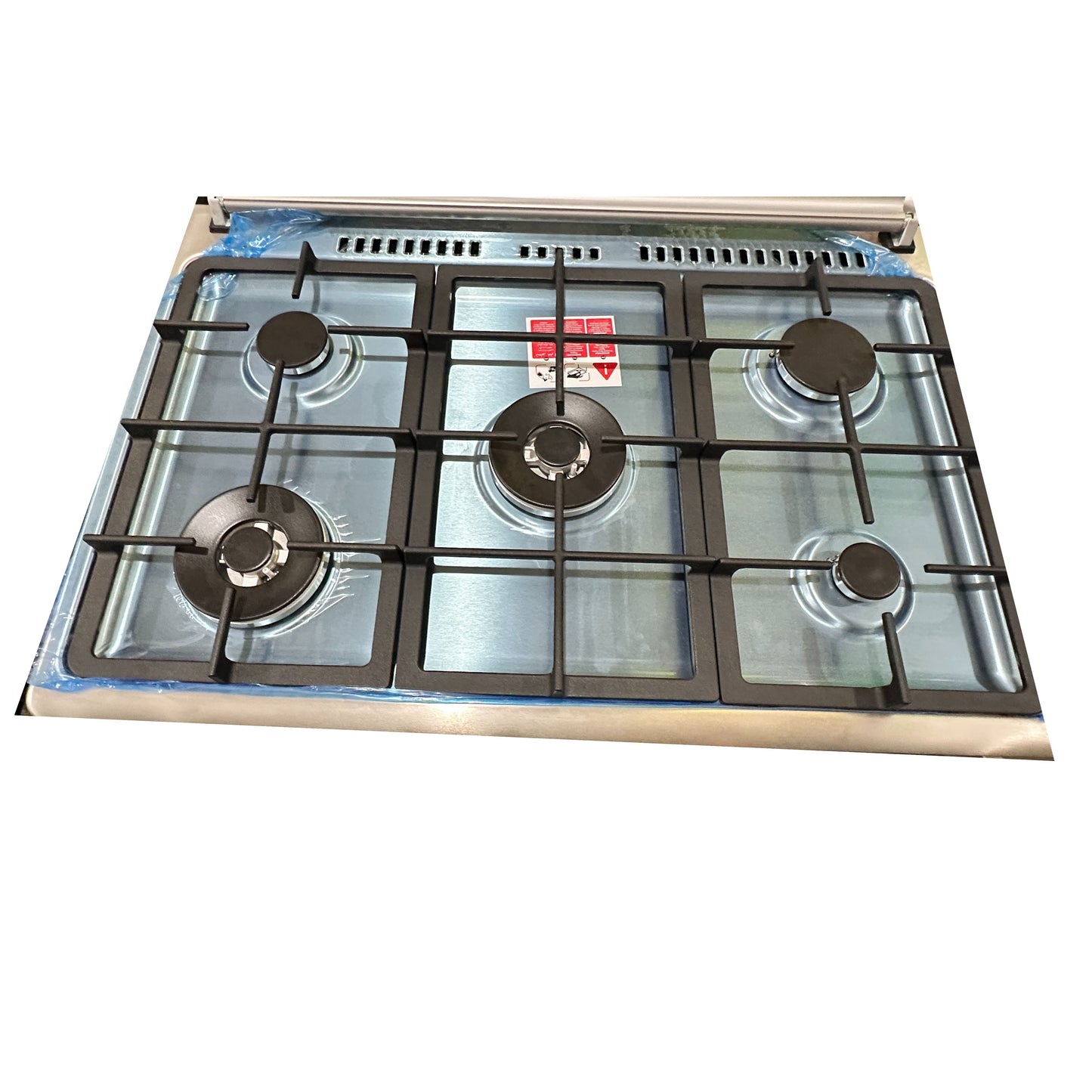 Fratelli onofri gas cooker 5 burners 2 Doors - Silver