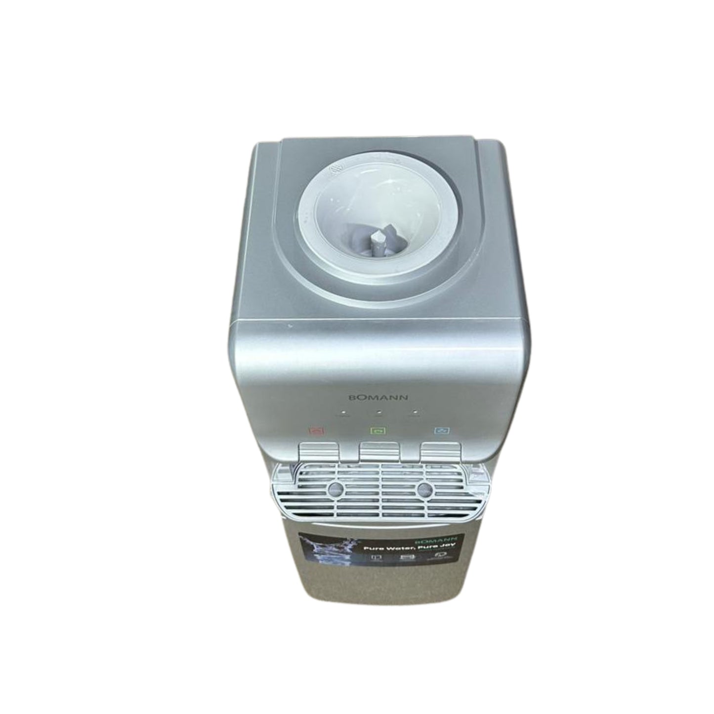 Bomann Inverter l Top load water dispenser with cabinet - Silver
