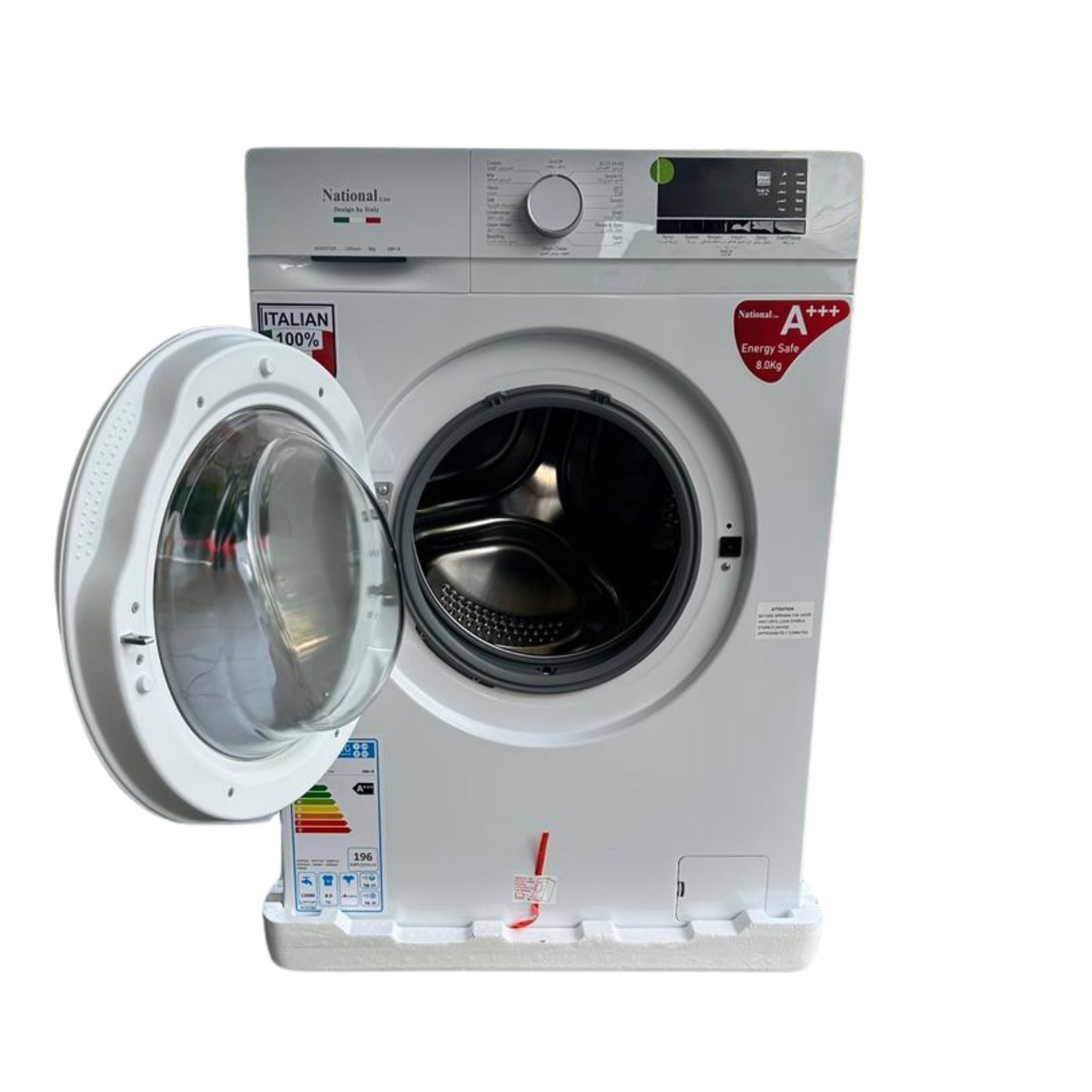 National Line 8 KG Washer - WHITE