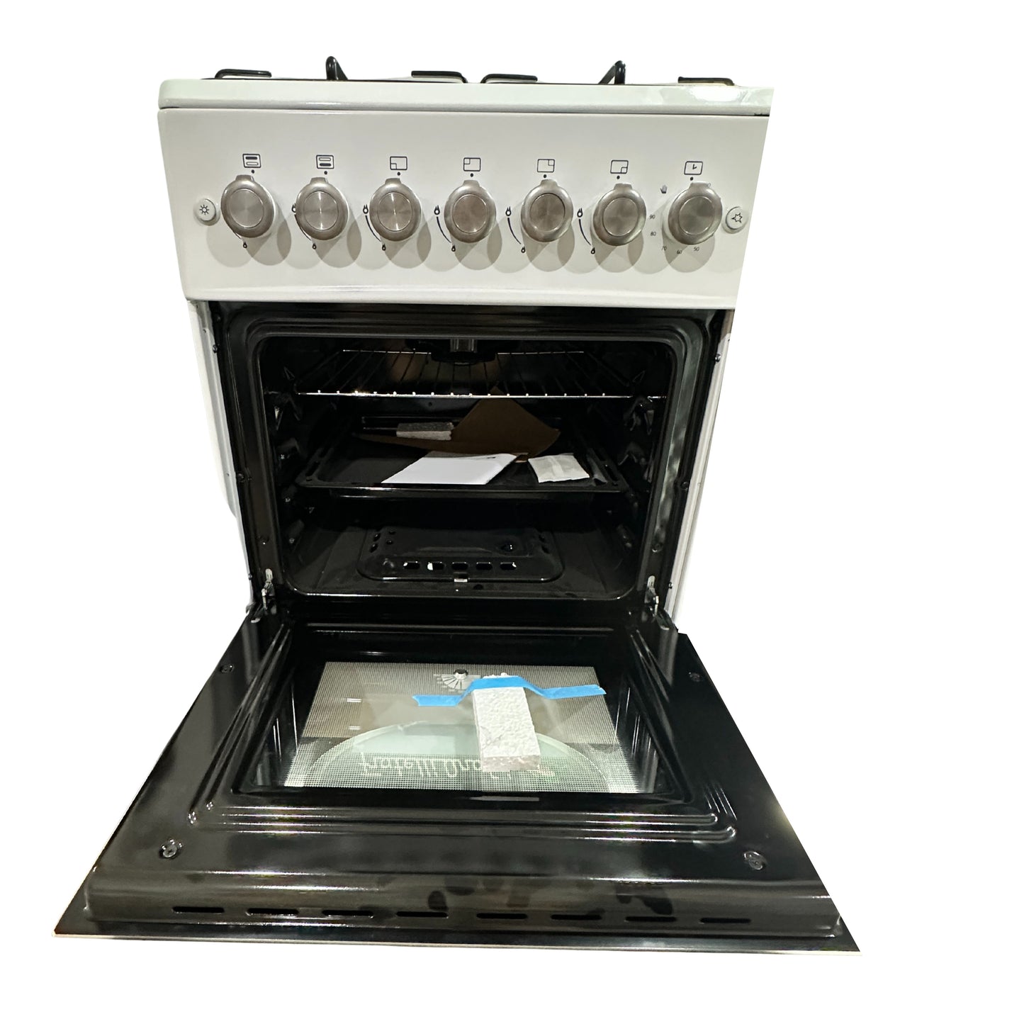Fratelli onofri Freestanding Gas Cooker 4 burners 1 Door - White - 60x55 cm