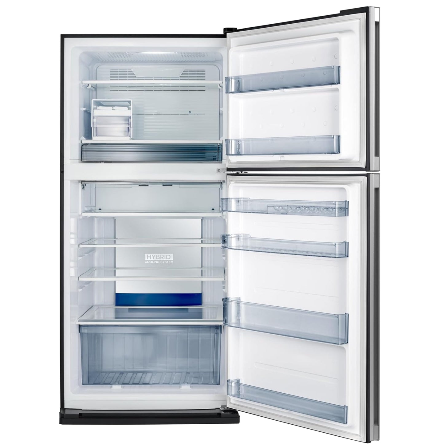 Sharp Fridge Black 187cm Height