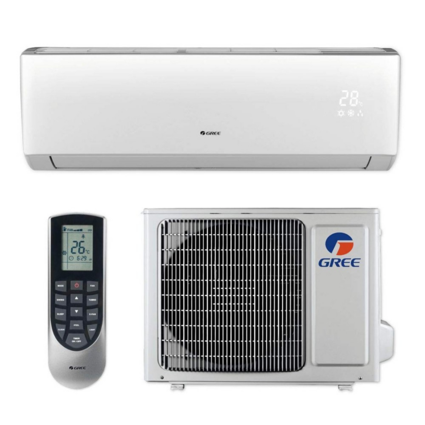 Gree, Air Conditioner Gree double inverter BTU Smart Inverter, Wifi 9000 - 12000 - 18000 - 24000 BTU