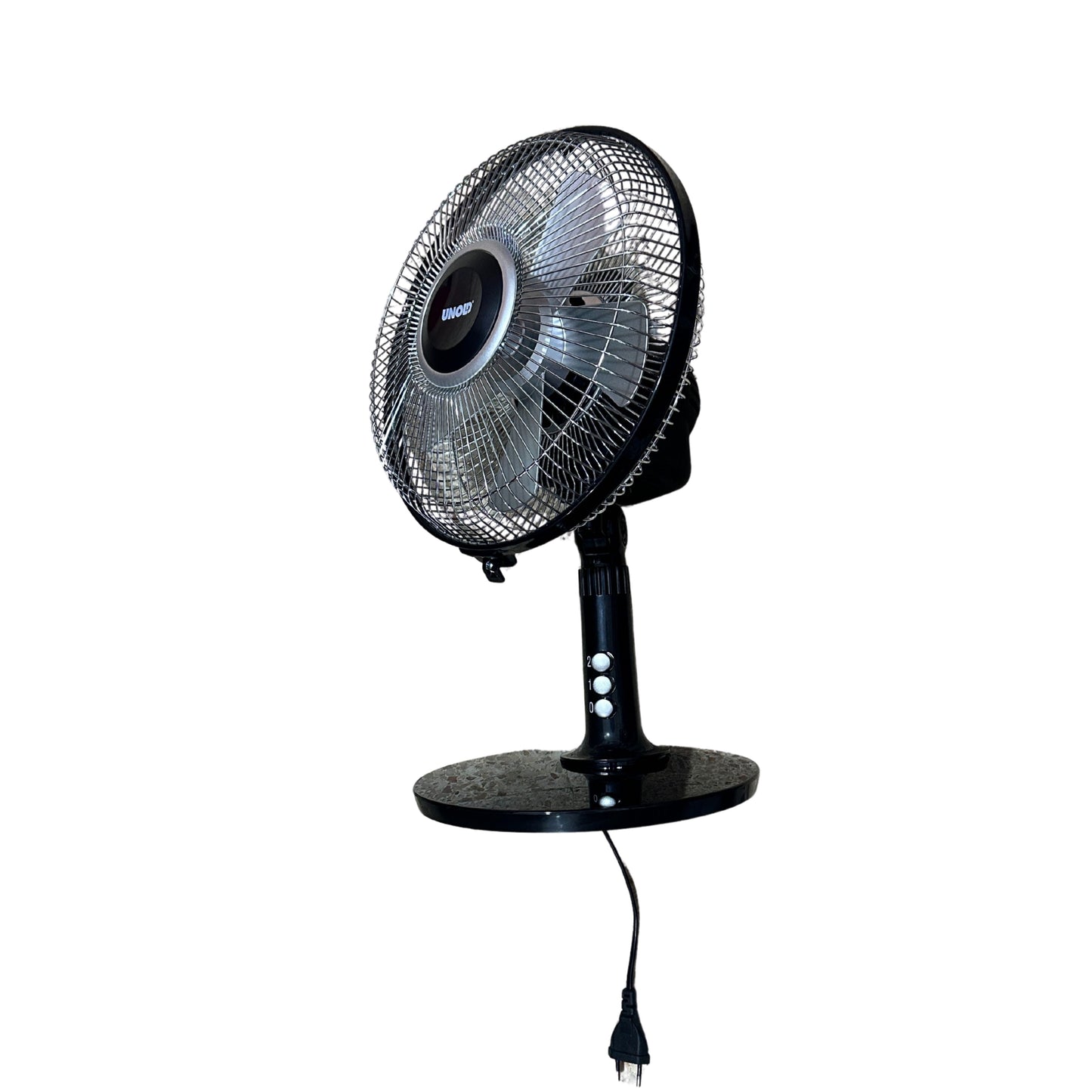 UNOLD Stylish table fan Table fan black-silver - 12'' - 30cm