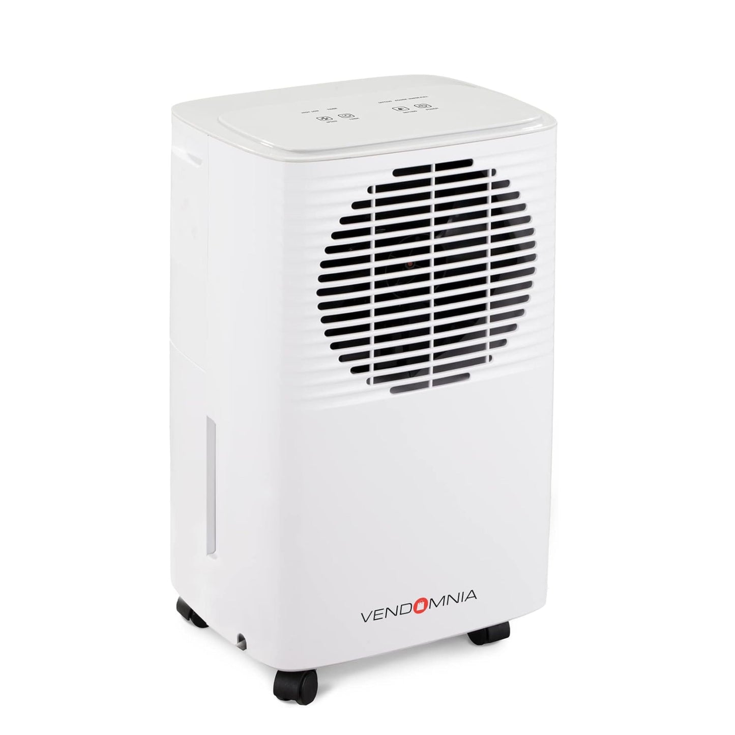 Vendomnia Dehumidifier - 10 L/Day, 2 L Container, up to 15 m², Electric, Digital Display, Timer, Auto Mode