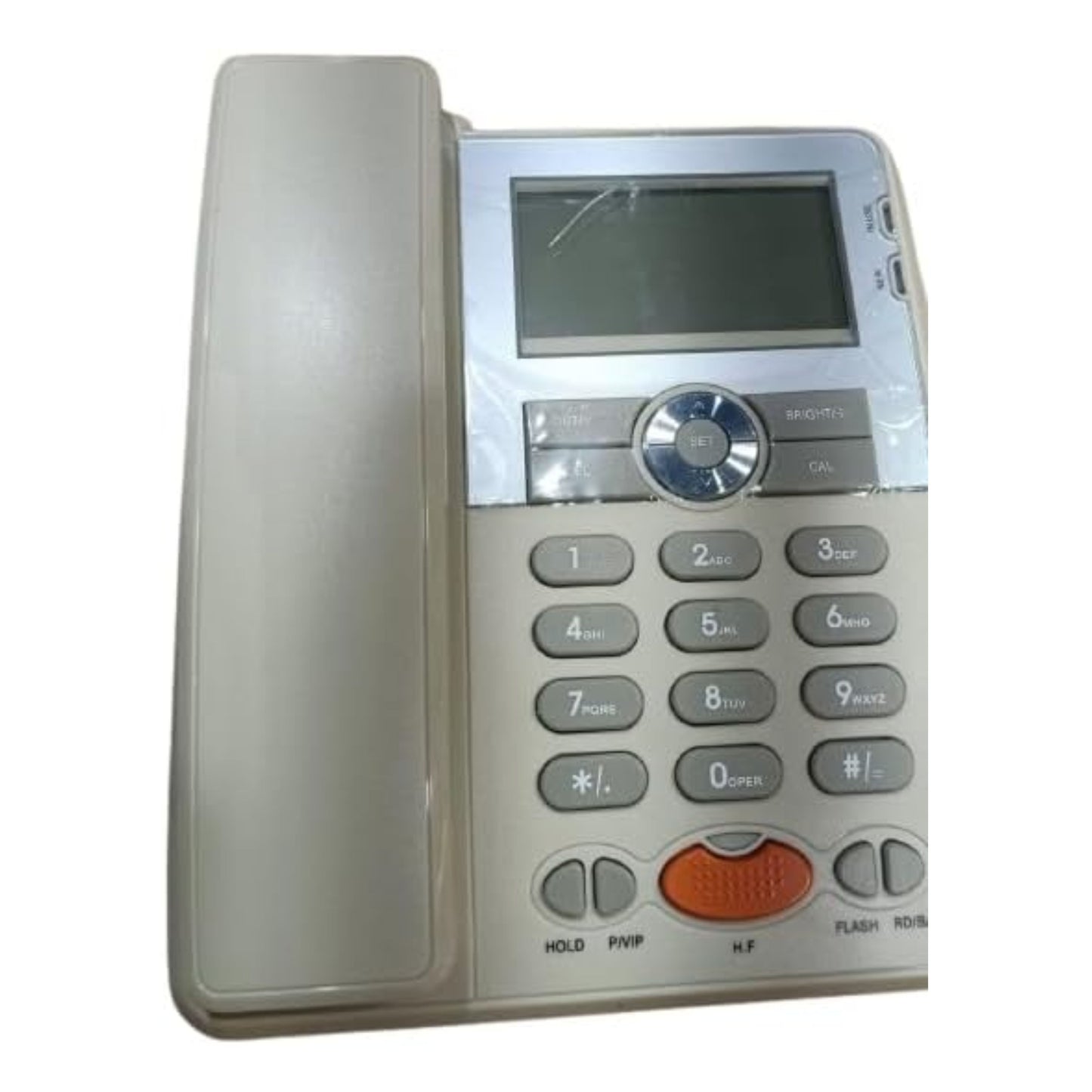Panasonic Caller ID - Corded Phone - OFF White