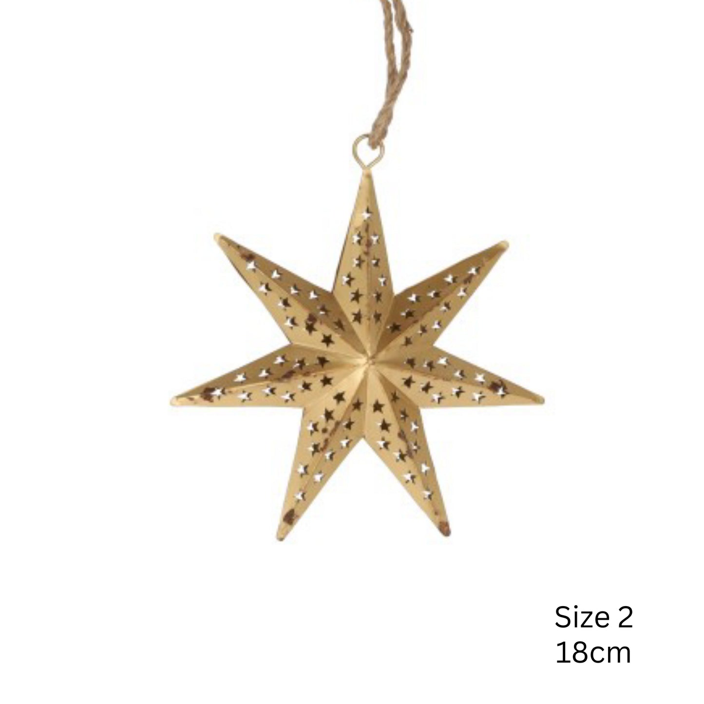Hanger Points Star Size 3 12cm 18 cm 24cm