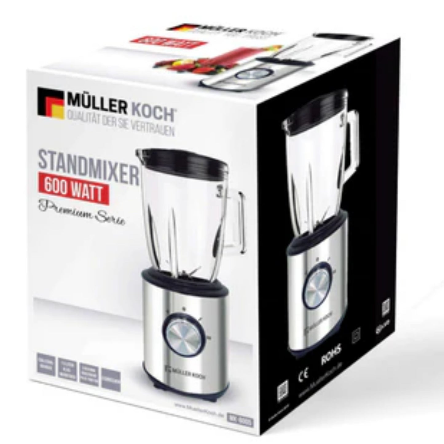 Glass Blender 1.5L – 600W