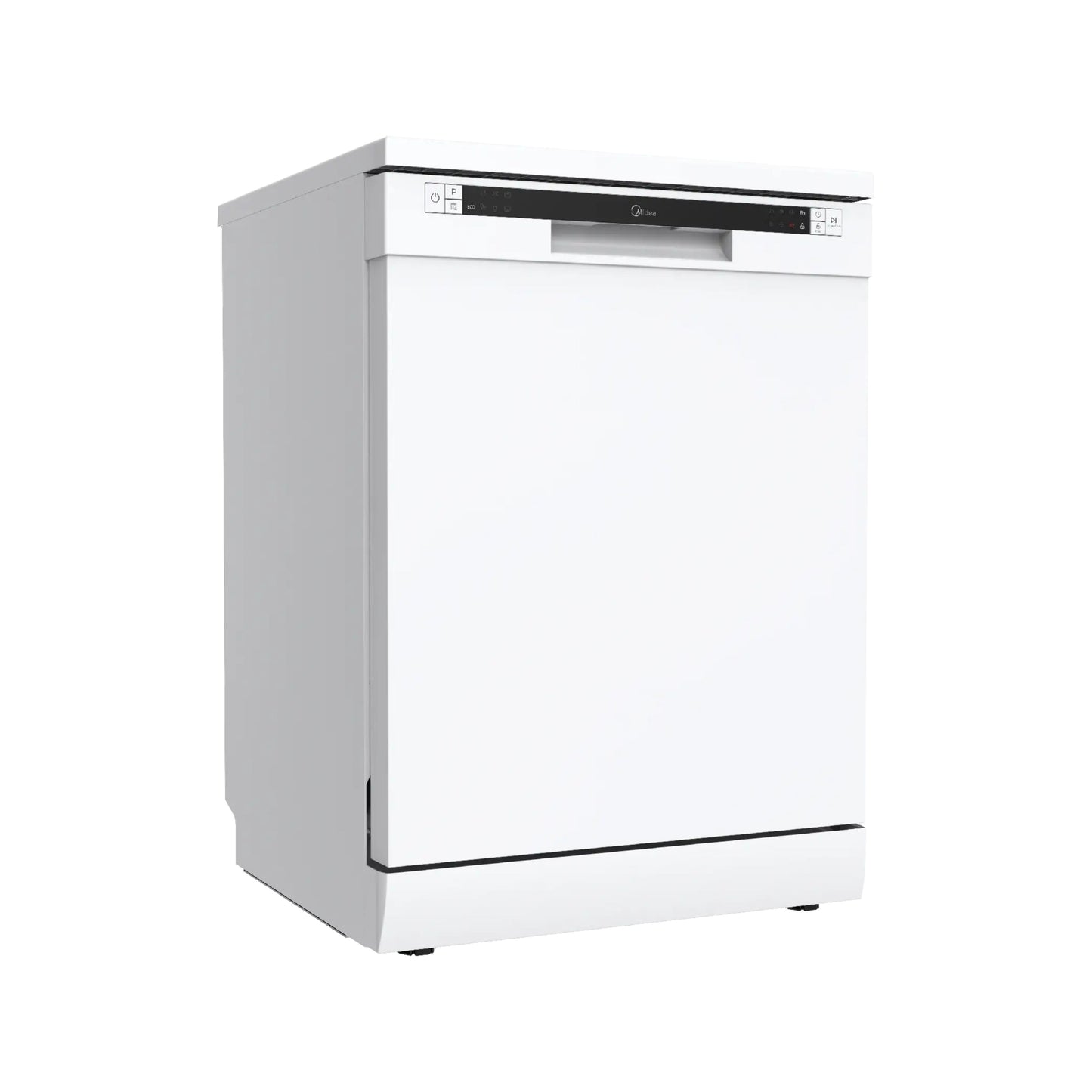 Midea Freestanding Dishwasher 14 Place Setting with Auto Open Door - White