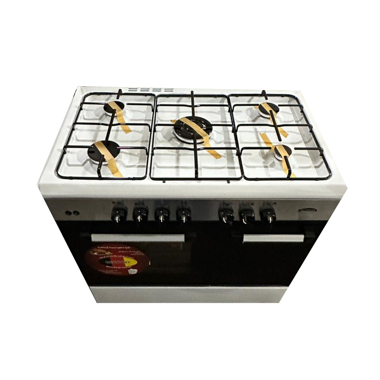 BOMANN 2 gas cooker 5 burners 2 Doors - Silver