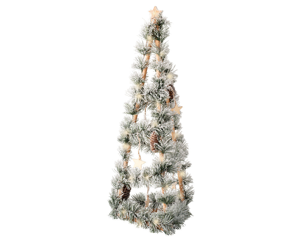 Micro LED tree wood steady BO indoor fsc 100% 81 cm