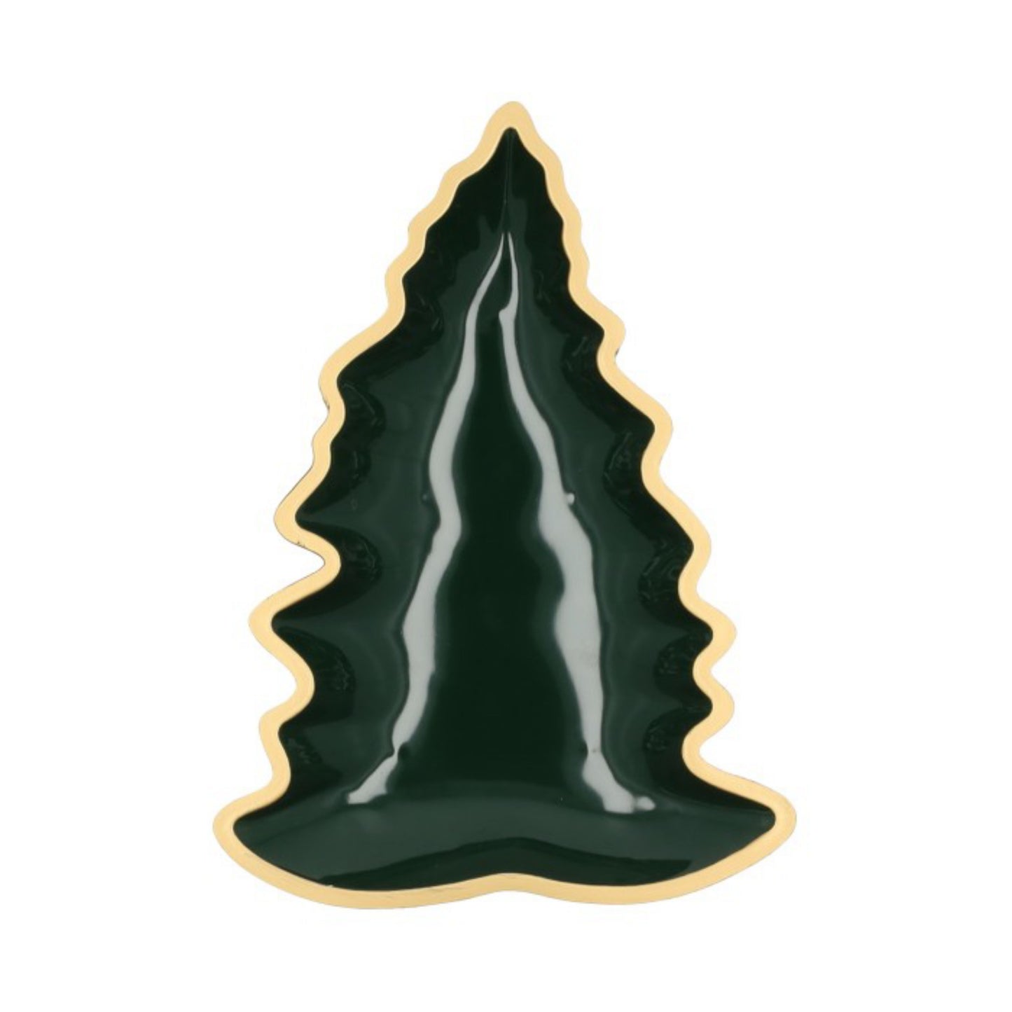 Plate Melam Tree L=29cm W=22cm H=4cm