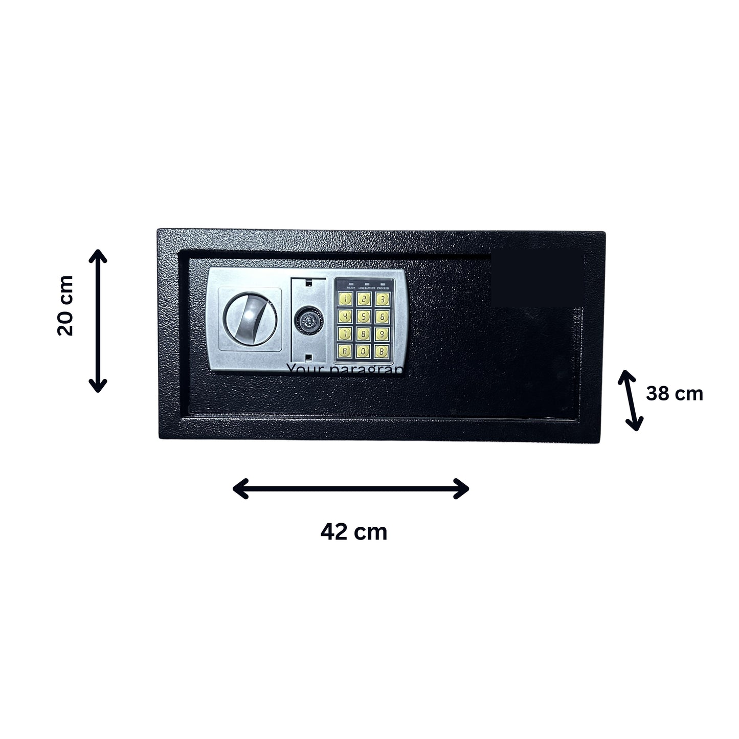 Black Safe - 42 cm