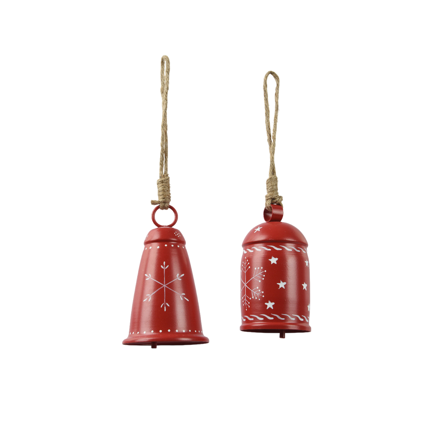 christmas bell with snowflake design 1pc - 25cm