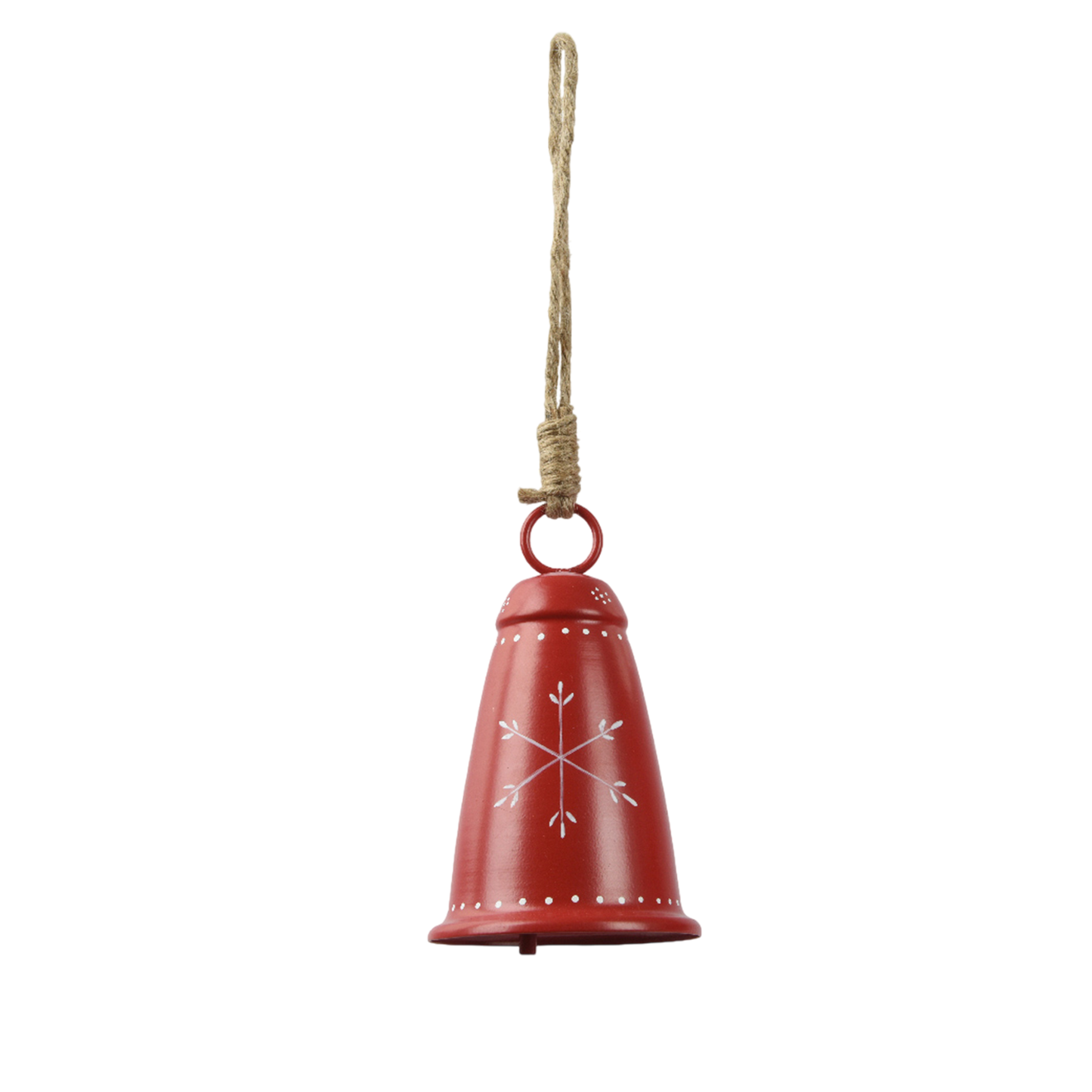 christmas bell with snowflake design 1pc - 25cm