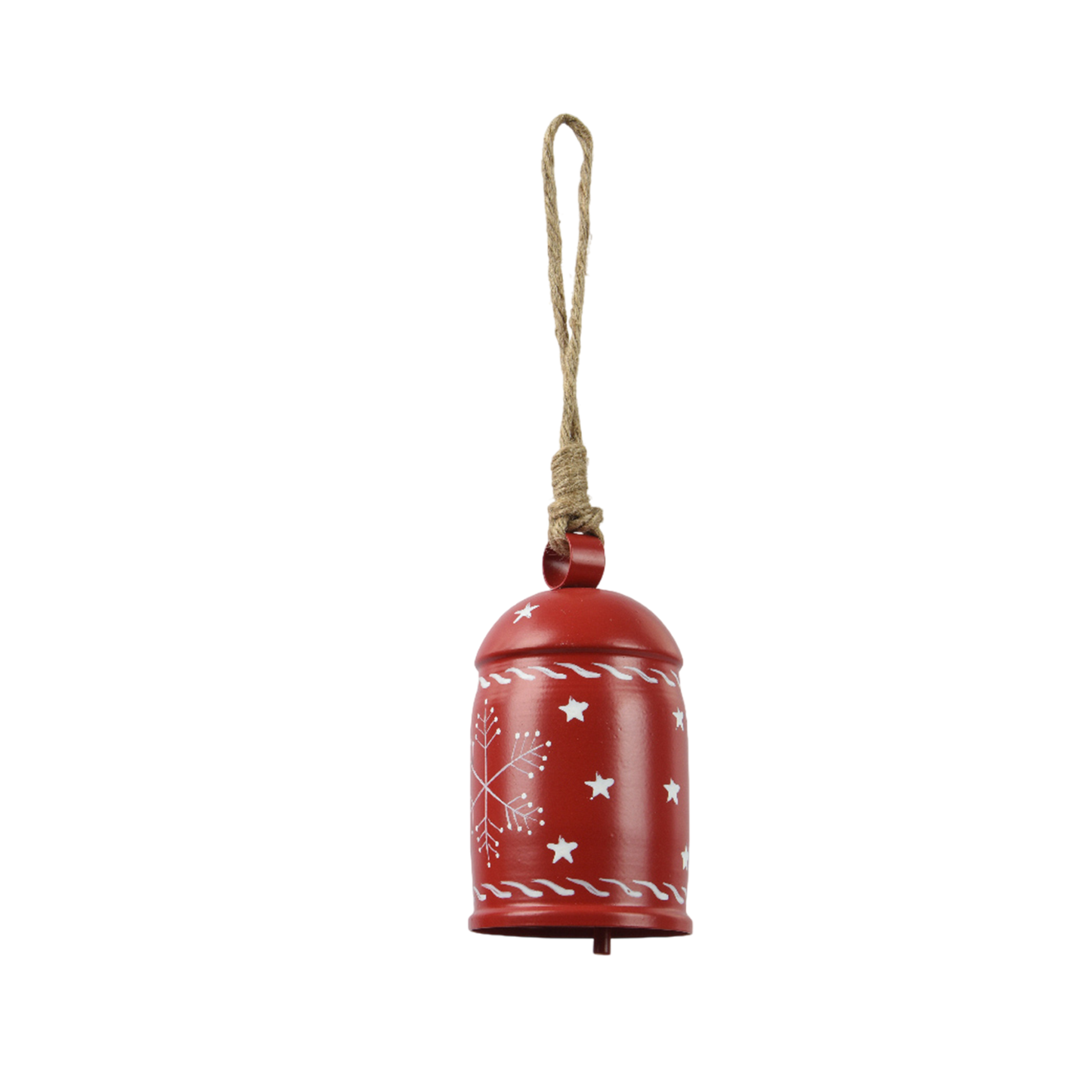 christmas bell with snowflake design 1pc - 25cm