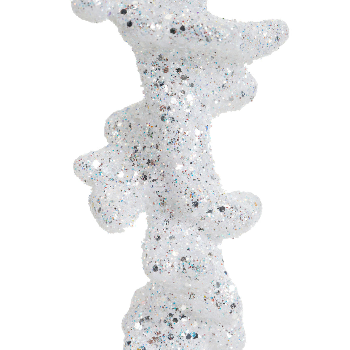 25 cm glittery icicle ornament