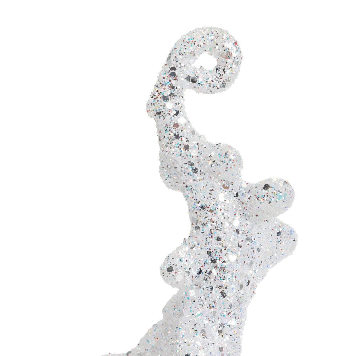 25 cm glittery icicle ornament