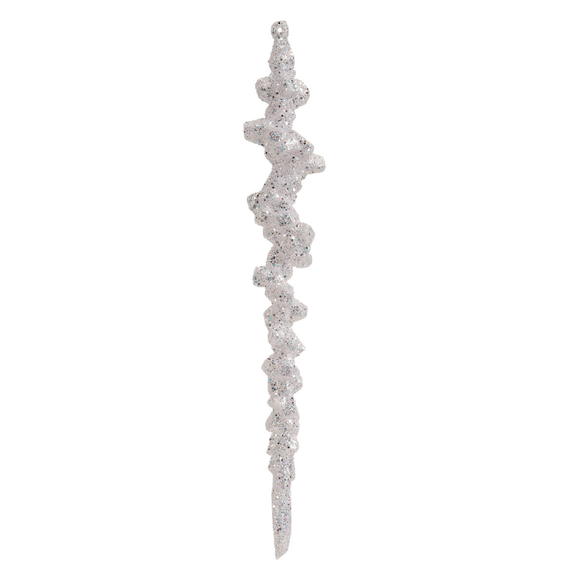 25 cm glittery icicle ornament