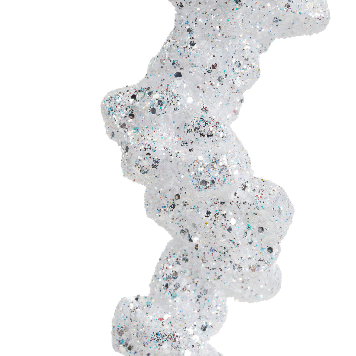 25 cm glittery icicle ornament