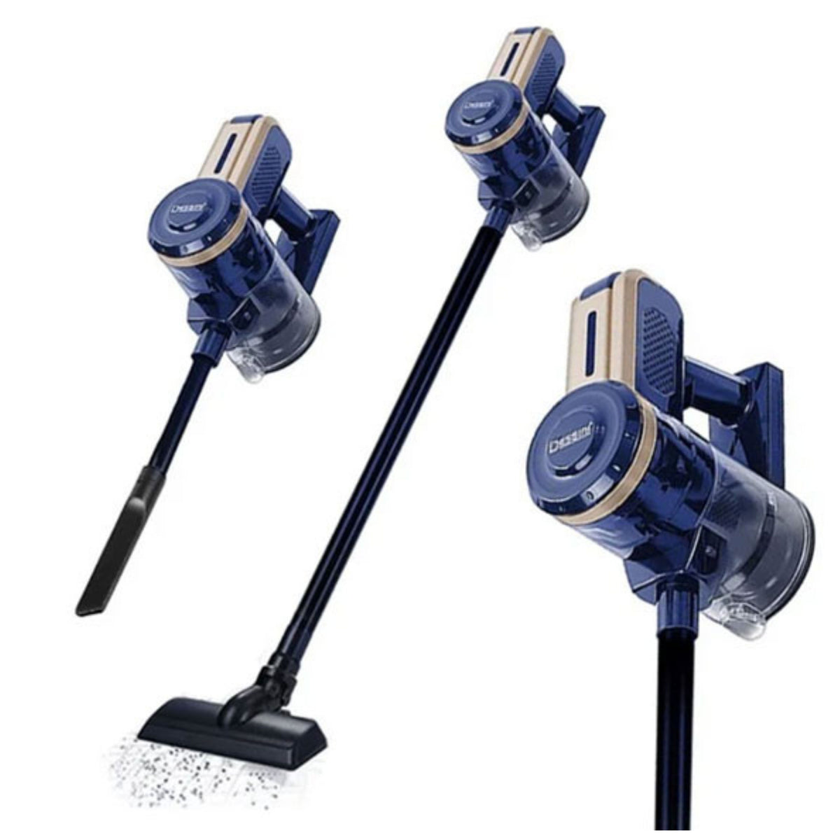 Dessini DS-6685 Cordless Stick Vacuum Cleaner – 1200W Power, 16,000 Pa Strong Suction, Smart Inverter Motor, Ultrasonic Blades, and Efficient Cleaning