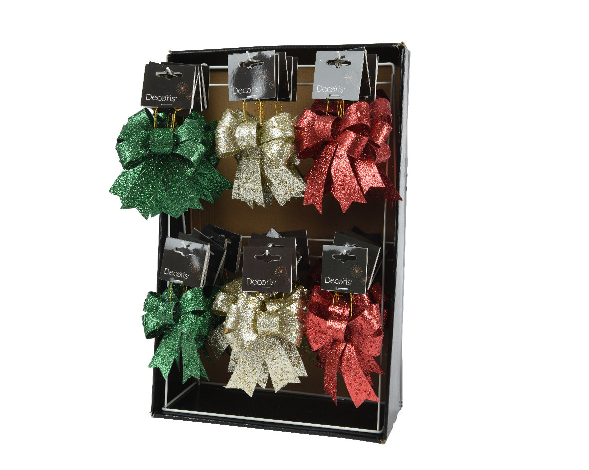 plastic bows (1 piece) 11.5cm