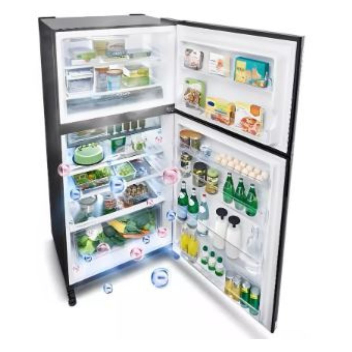 Sharp Refrigerator, 710L Net Capacity, Silver 177cm