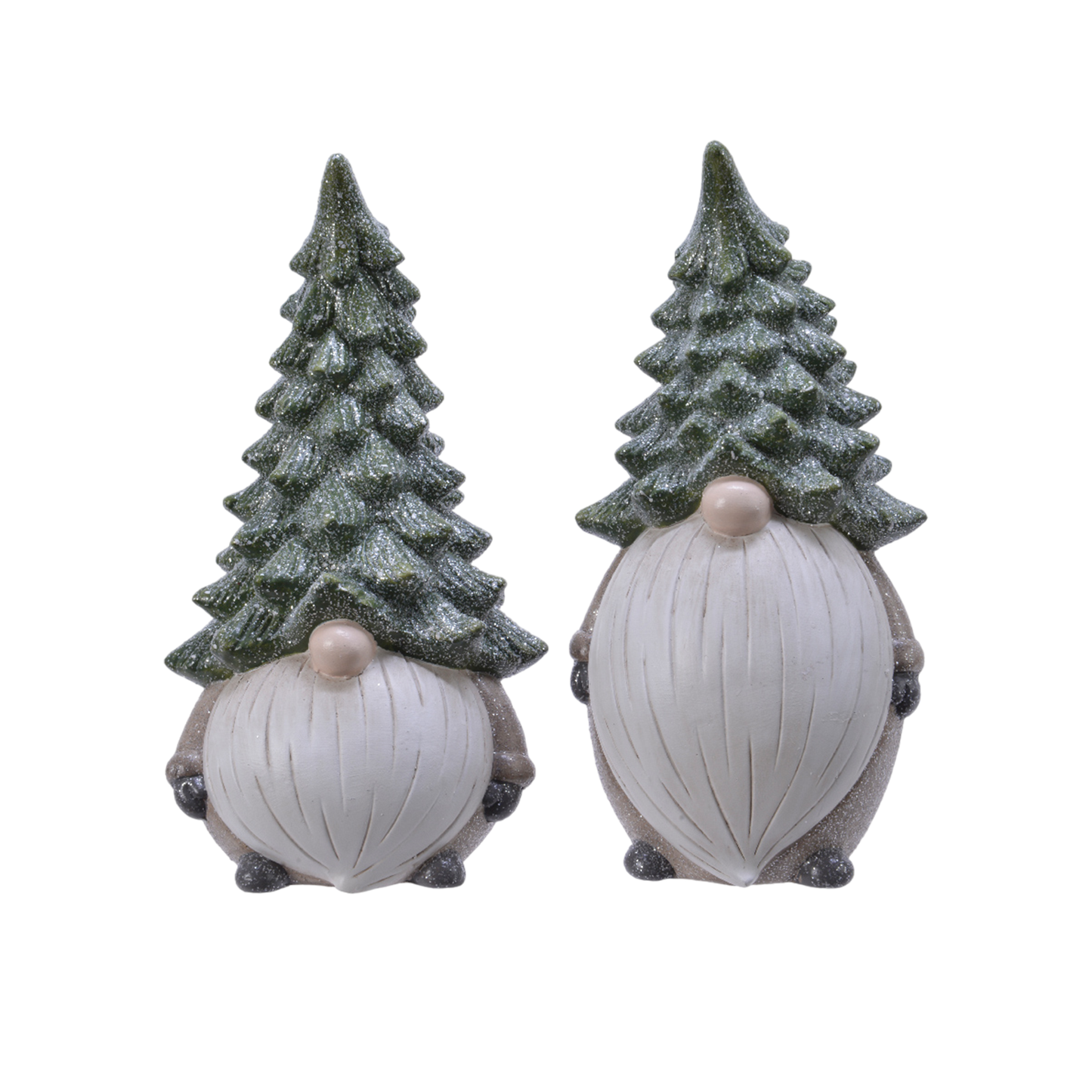 Gnome terracotta with glitter tree hat 1pc - 30cm