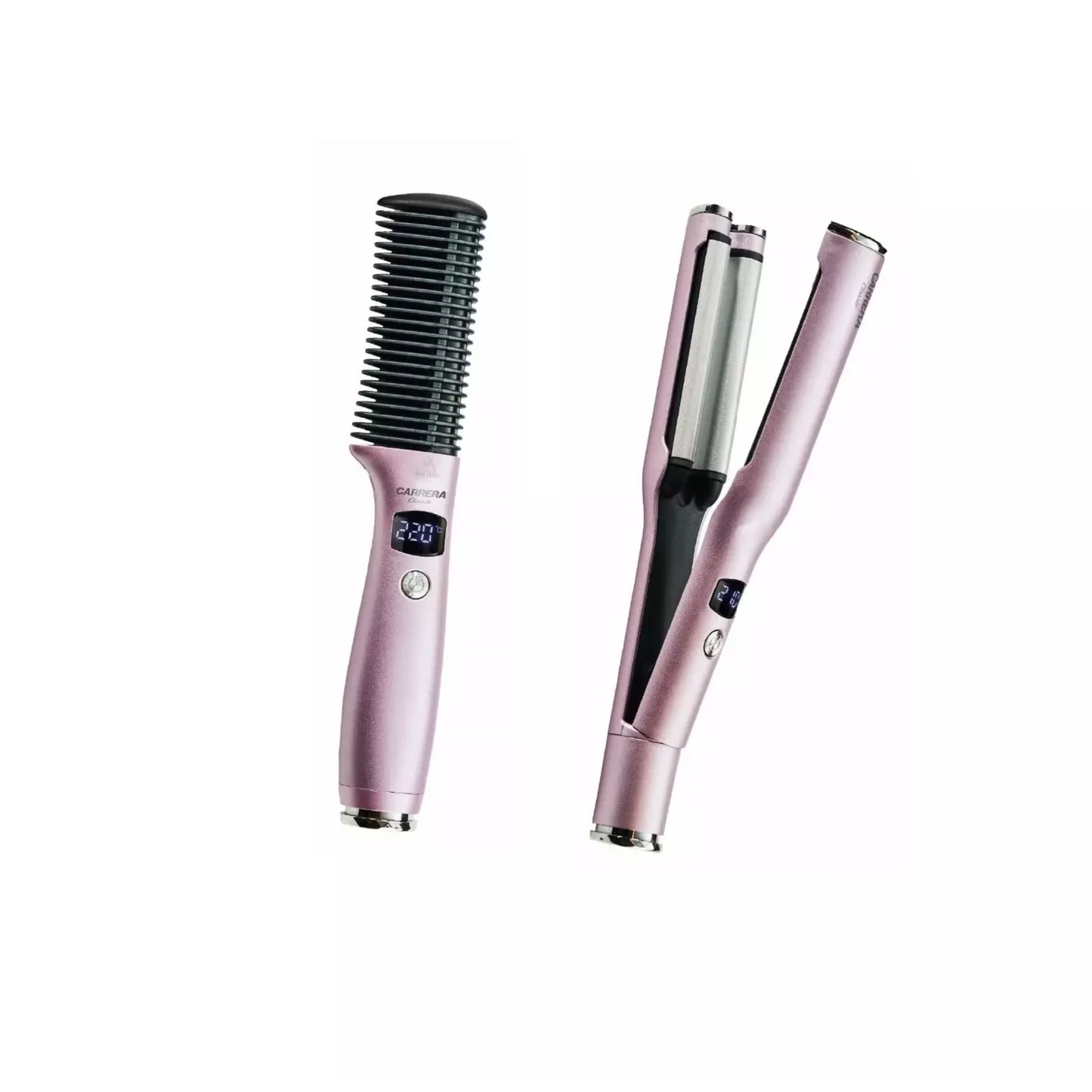Carrera Classic Straightener Comb and Wave Styler Set