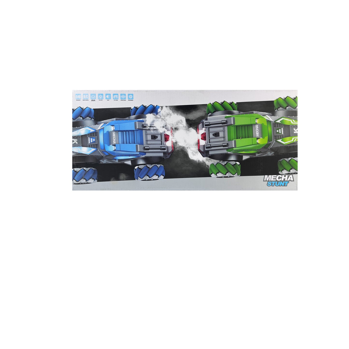 Off Road Storm Stunt Car 2.4GHz Led Light And Music With Remote Control Blue