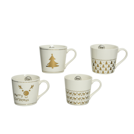 Mug porcelain -1pc- 13.5 cm