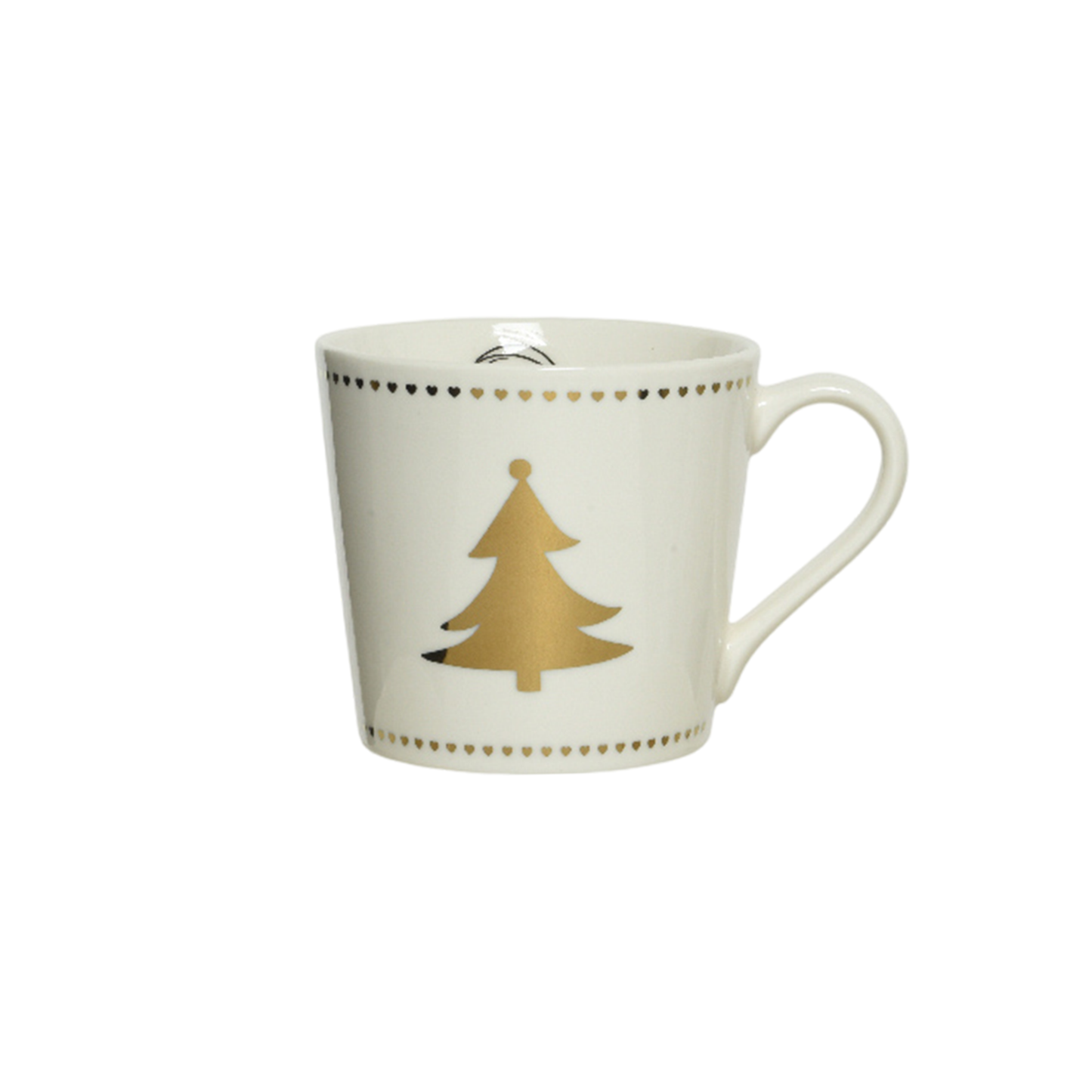 Mug porcelain -1pc- 13.5 cm