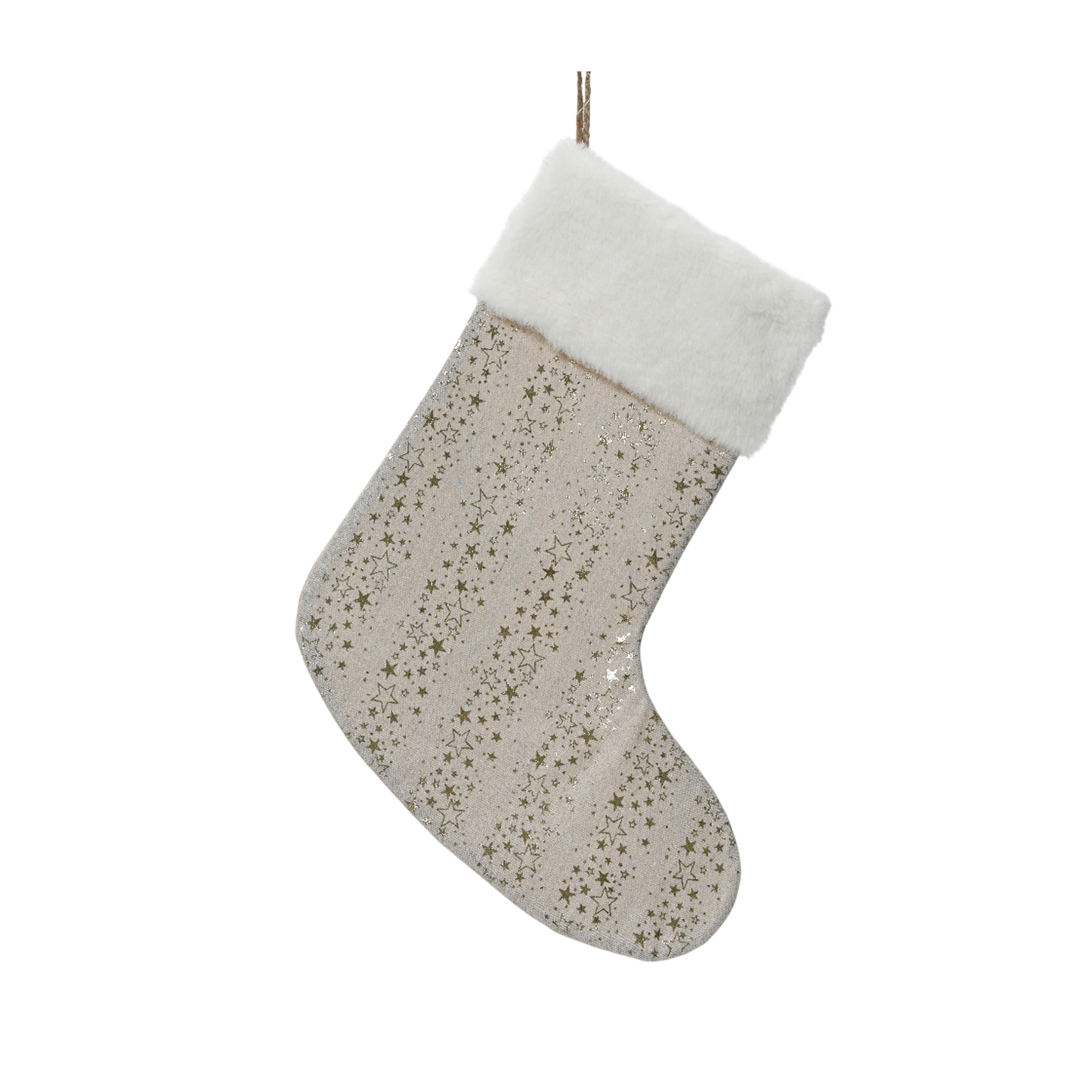 Stocking polyester snowflake print 1 piece L.0.5cm x W.29cm x H.38cm