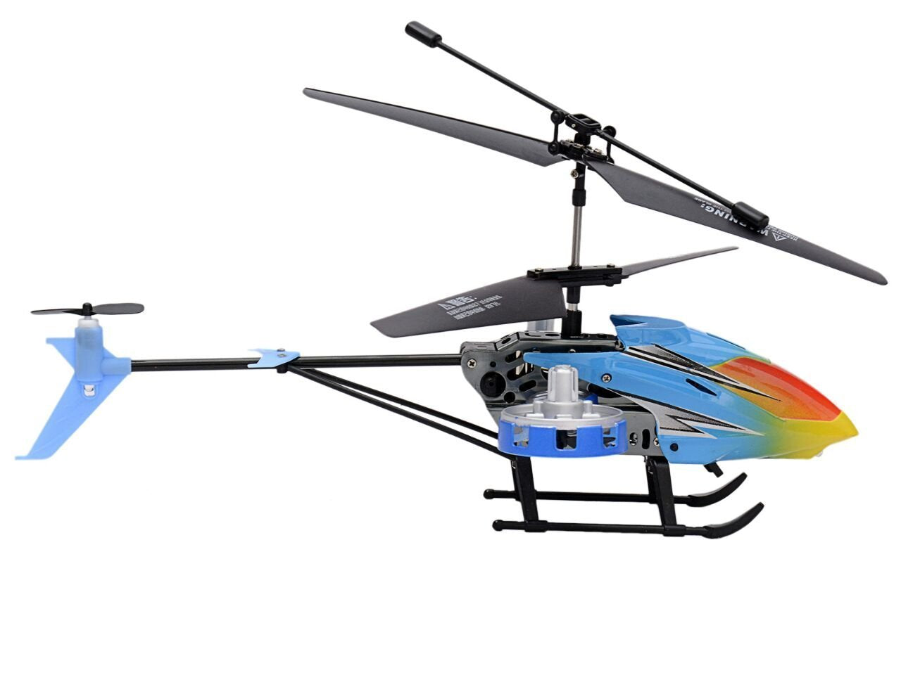 Blue Magicwand Expert Rainbow 2-Channel Radio Remote Controlled Helicopter