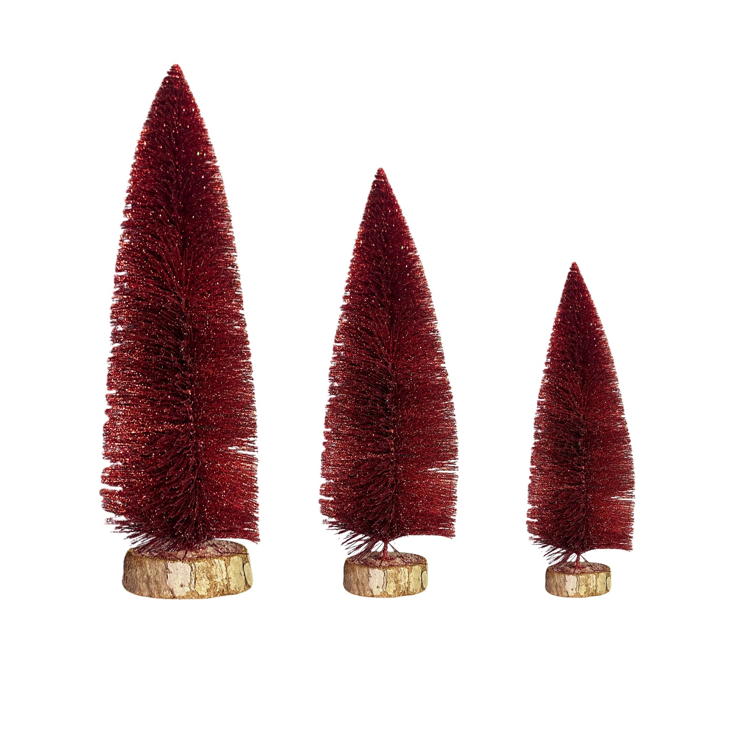 colorful christmas tree figures