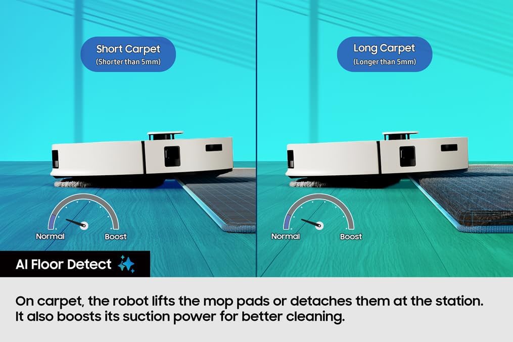 Samsung Bespoke Jet Bot Combo AI+ 3-in-1 Cleaning Robot Vacuum Cleaner
