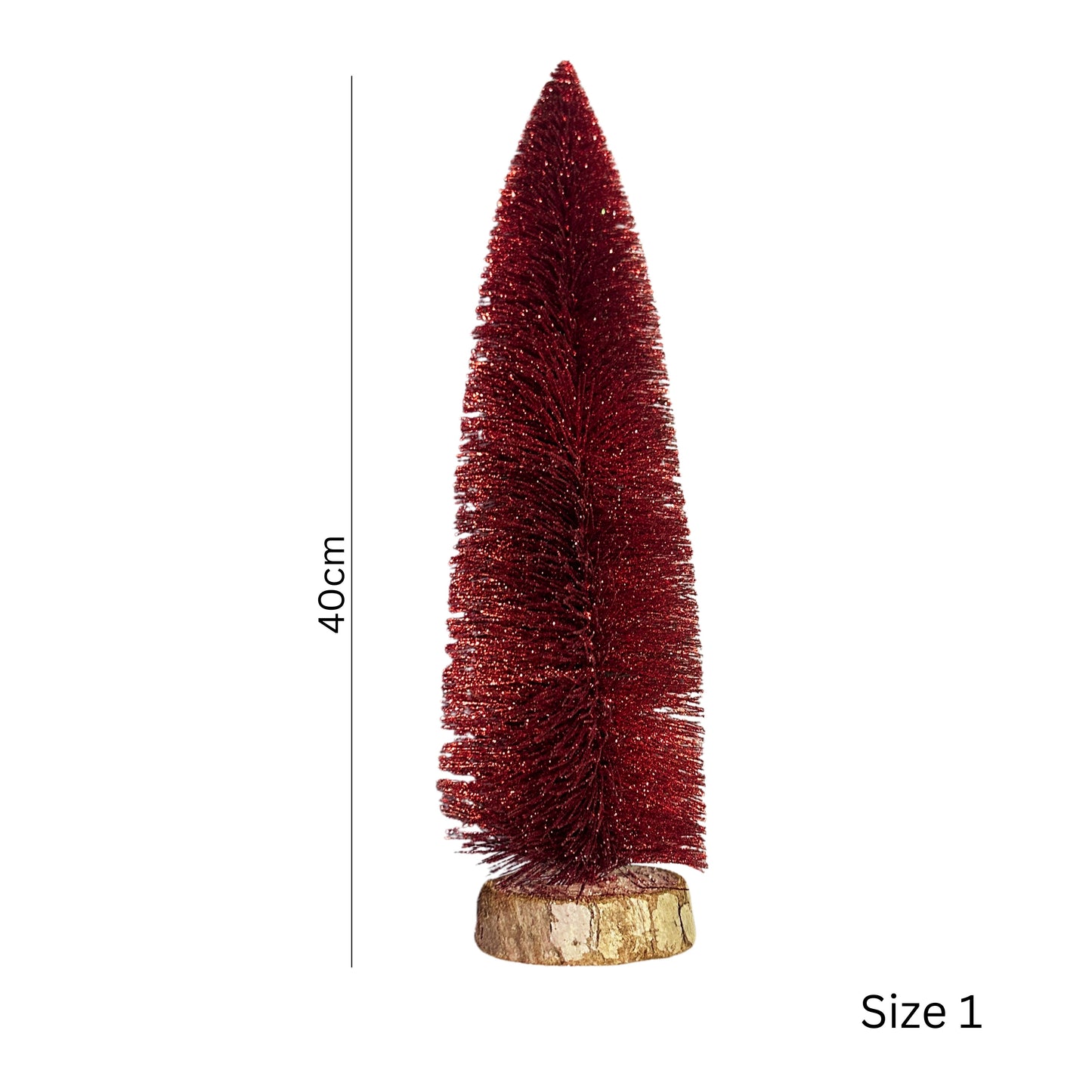 colorful christmas tree figures