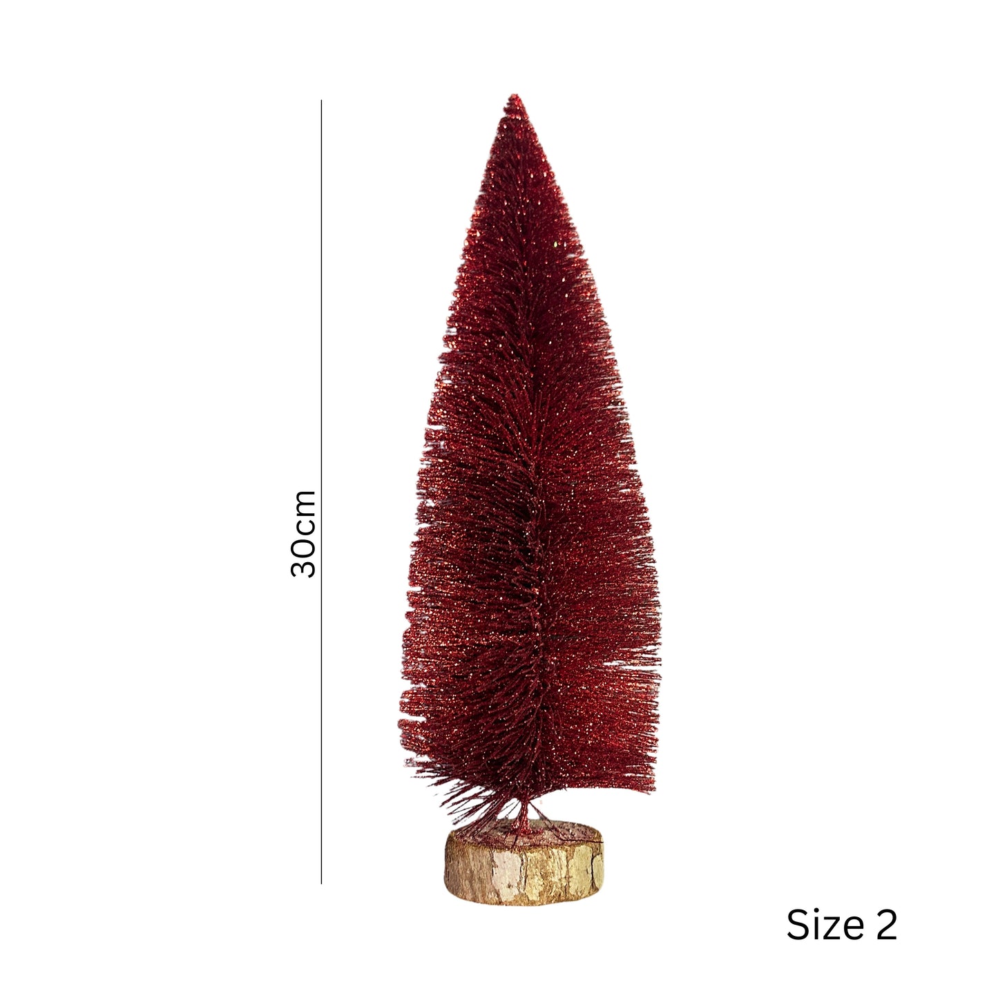 colorful christmas tree figures