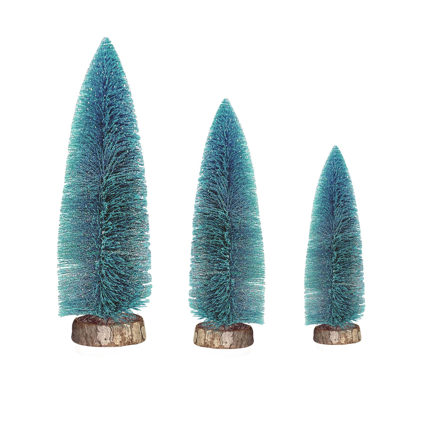 colorful christmas tree figures