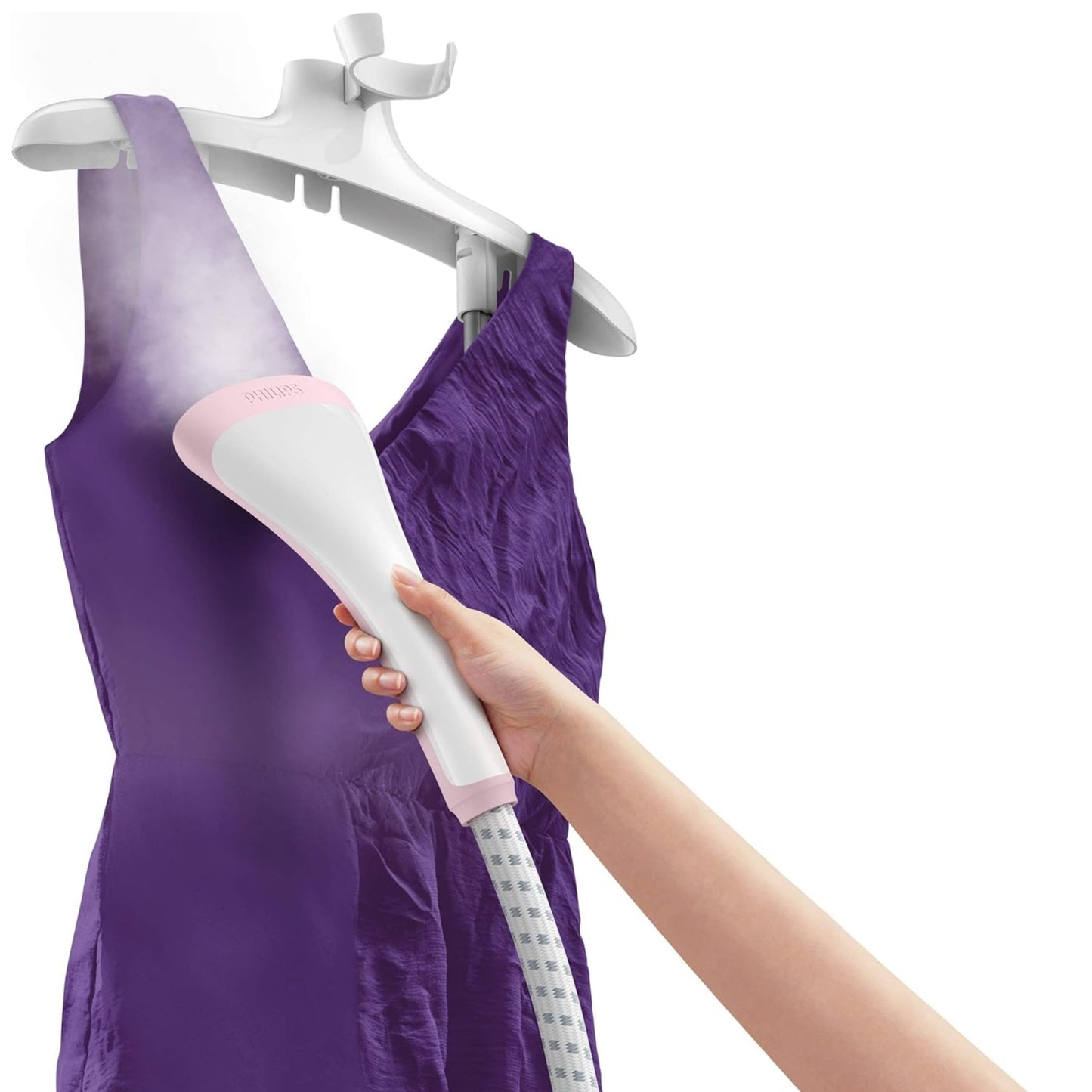 Philips Easy Touch Upright Garment Steamer - 1800W, 1.4L Capacity, 2 Steam Settings