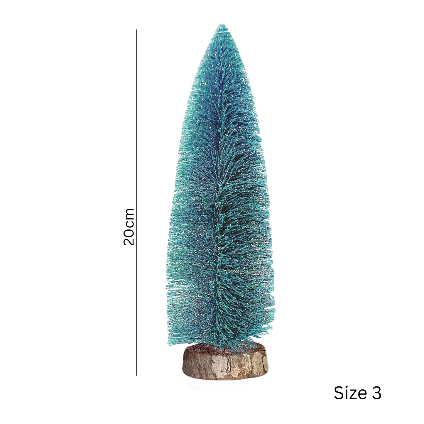colorful christmas tree figures