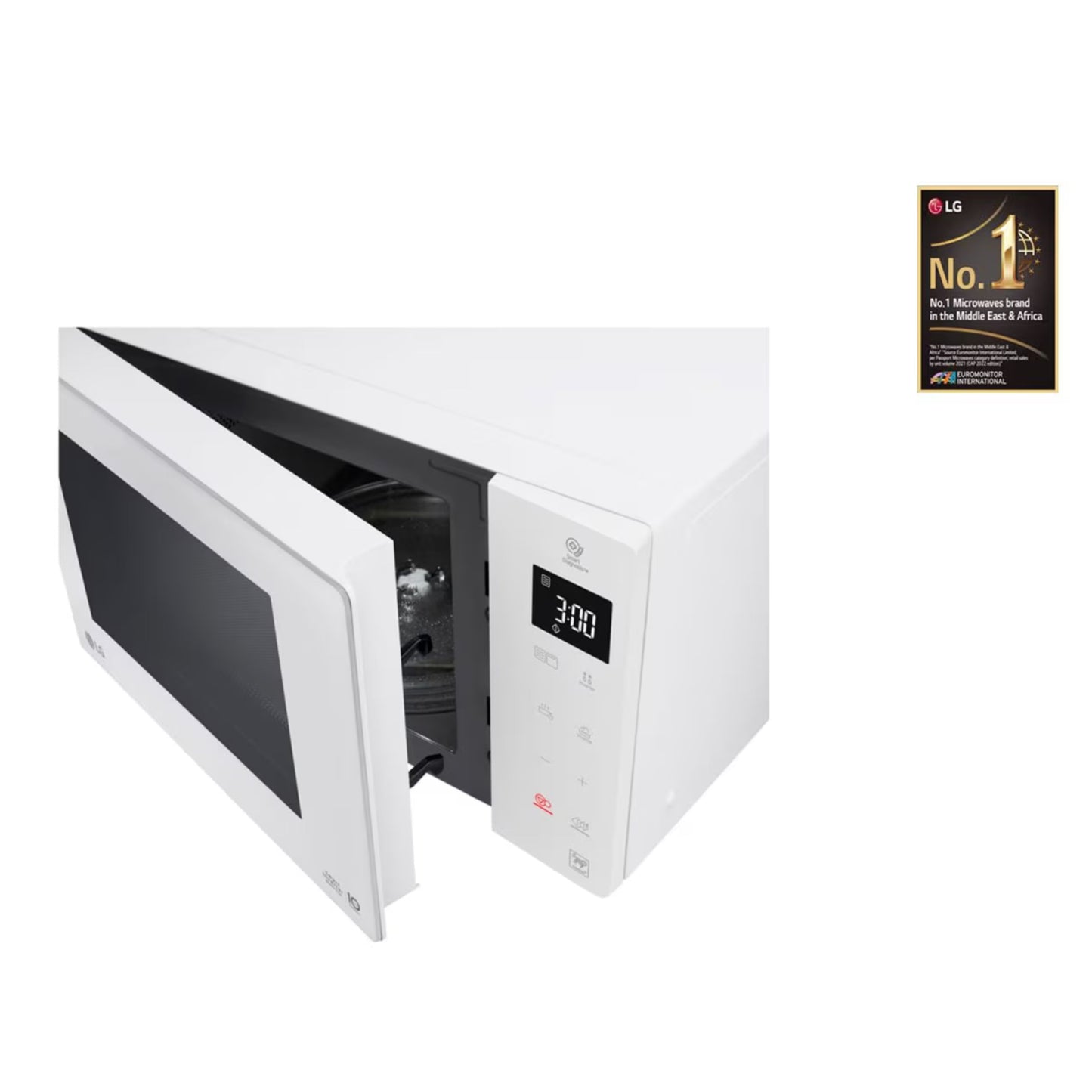 smart Inverter Microwave With Grill - 1000 Watt, 23L - White