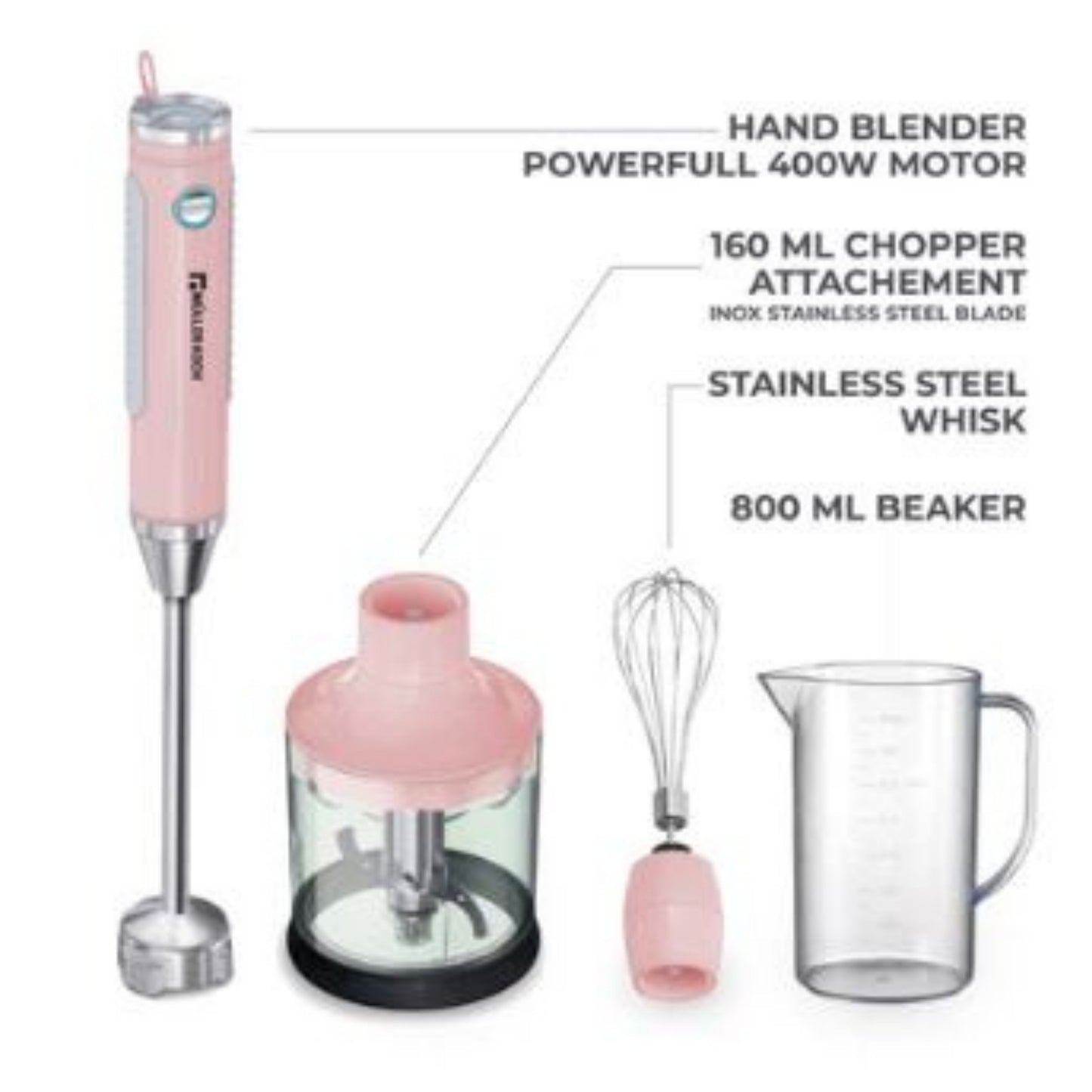 Muller Koch 4 in 1 Hand Blender 400 Watt