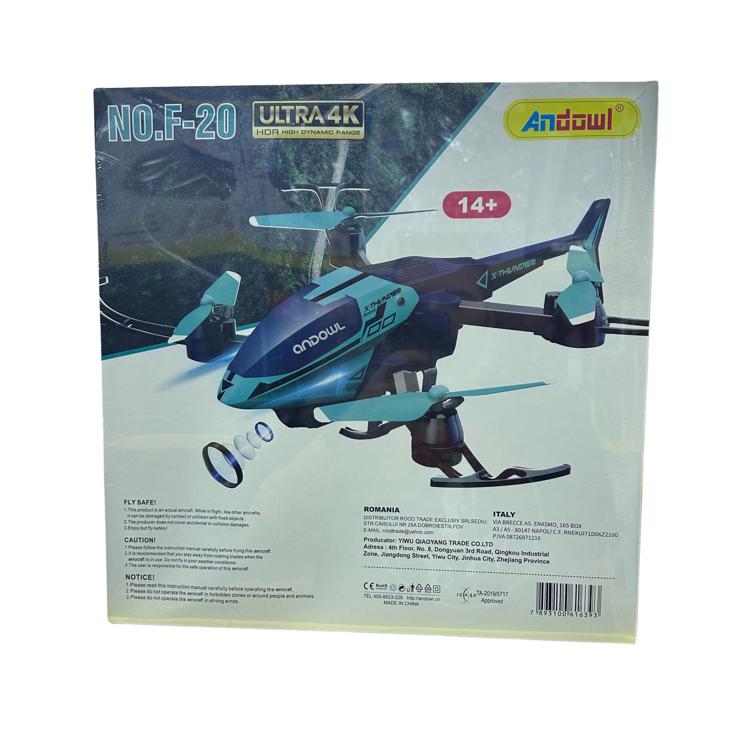 Club Drone Andowl Ultra 4K camera HD F-20 Fly