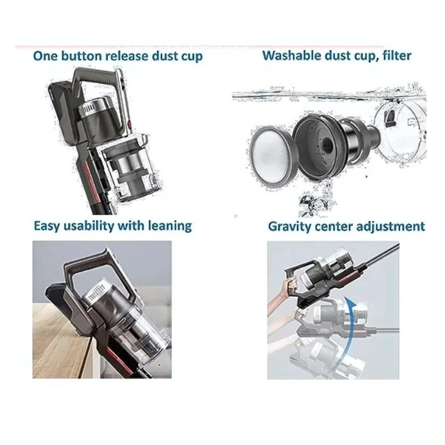 Sharp Cordless Rechargeable Vacuum Cleaner 150W