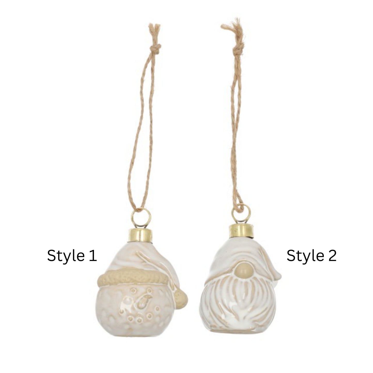 Hanger Duke Santa, Gnome And Angel L=6cm W=5cm H=8cm