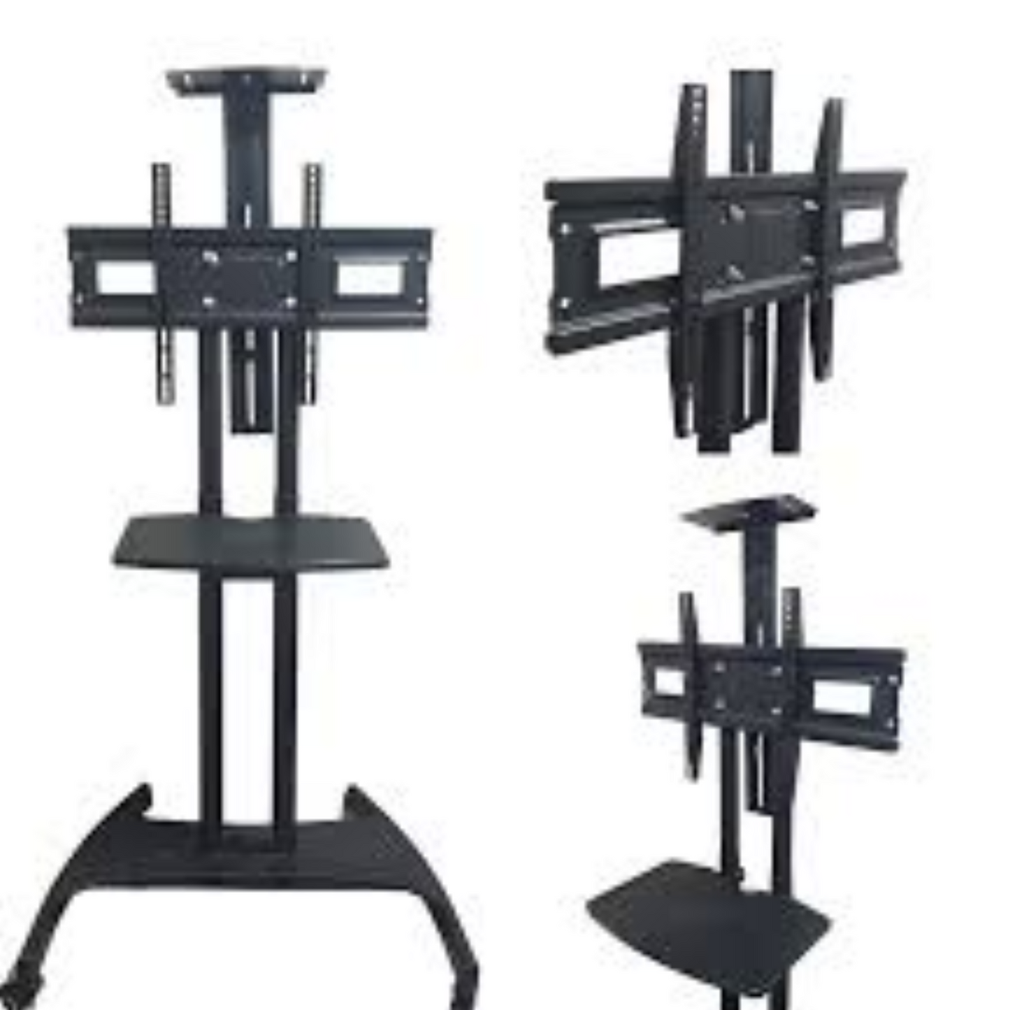 Rolling TV Stand, Mobile TV Cart, 32-85'' - 180 cm height