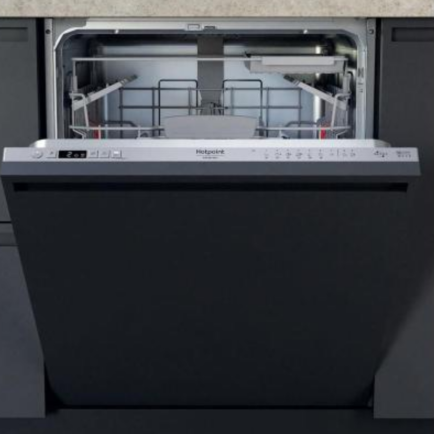 Hotpoint-Ariston Dishwasher fully Built-in 14 place settings, 9 programs