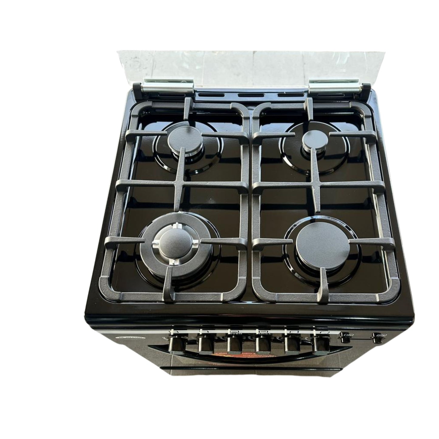 Bomann Freestanding Gas Cooker 4 burners 1 Door - 60cm Black