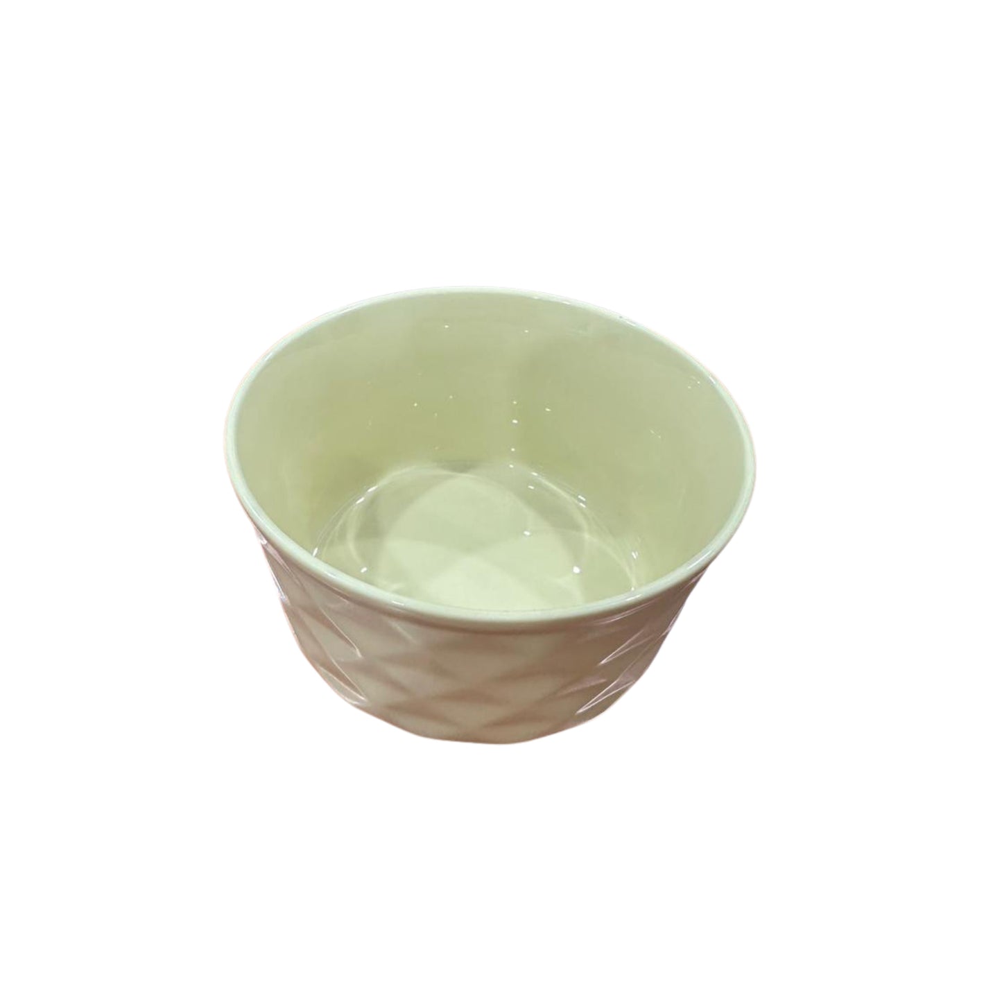 yellow Ceramic bowl - 12 cm