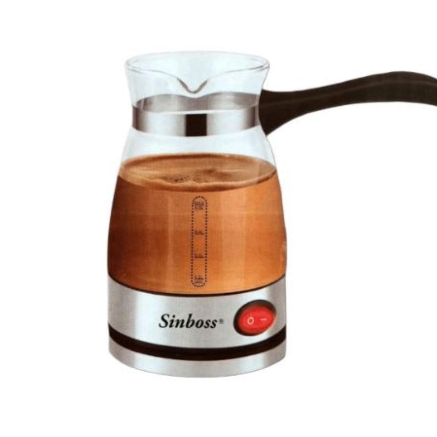 Sinboss transparent glass Coffee Pot Machine 600W